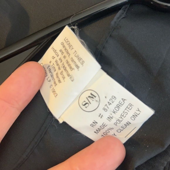 Vintage Looney Tunes Holiday Christmas Poly Vest Y2K 1993 Size Small/Medium - Picture 11 of 11